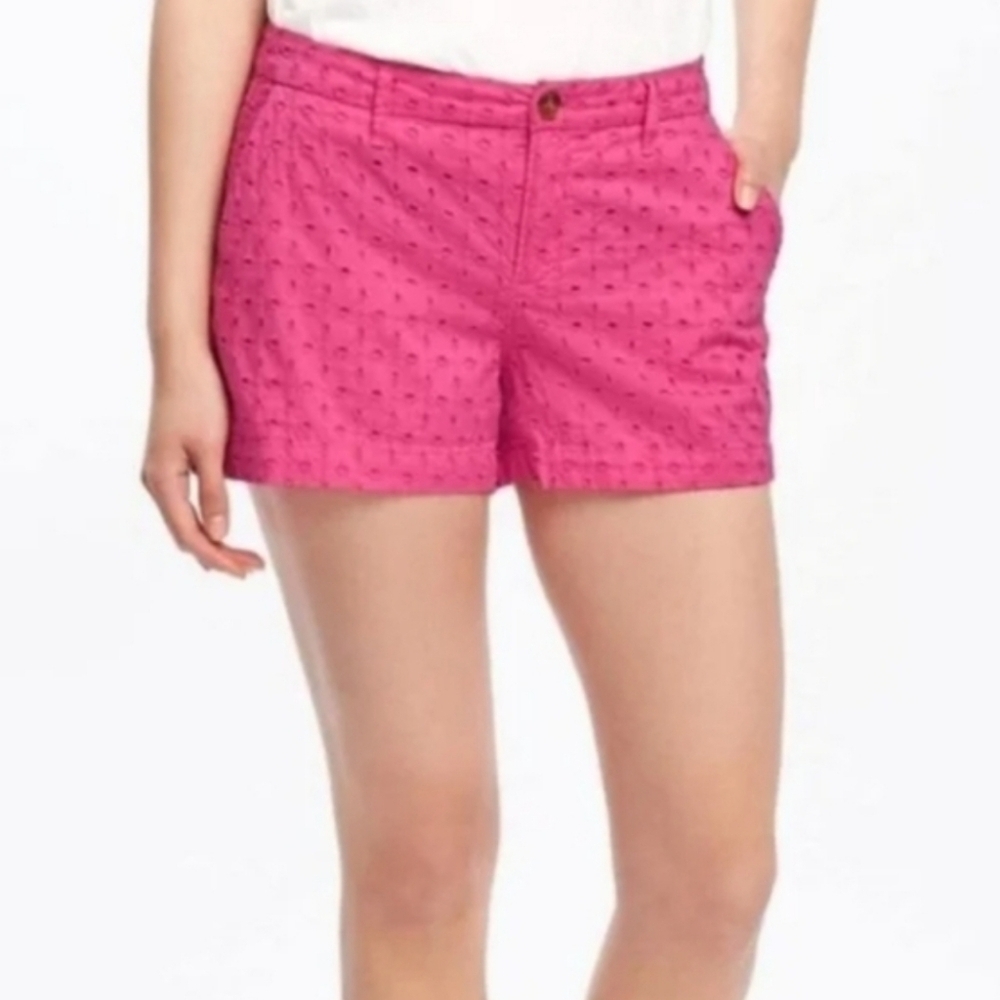 Old Navy mid rise eyelet shorts